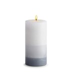 STONE CANDLES STONE PILLAR CANDLE 3X6 RED CURRANT