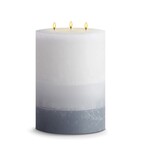 STONE CANDLES STONE PILLAR CANDLE ELLIPTICAL RED CURRANT