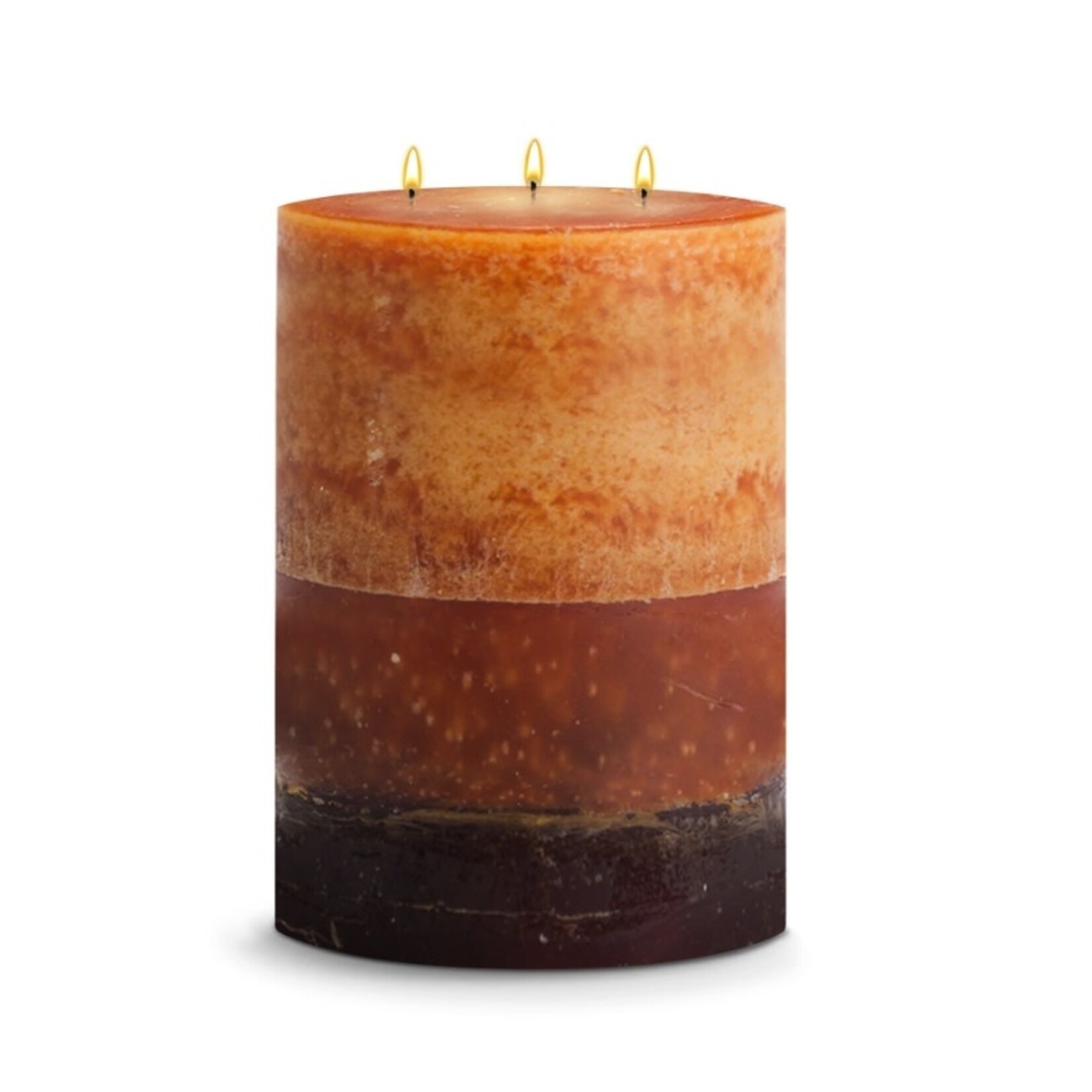 STONE CANDLES STONE PILLAR CANDLE ELLIPTICAL MANGO