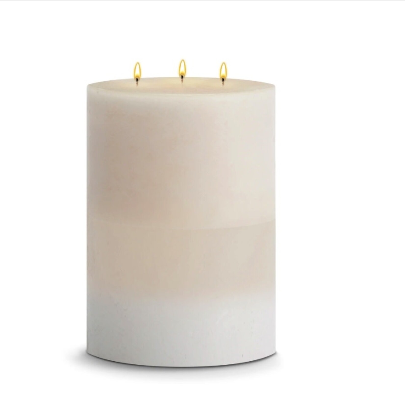 STONE CANDLES STONE PILLAR CANDLE ELLIPTICAL AMBER ROSE