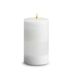 STONE CANDLES STONE PILLAR CANDLES 4X8 WHITE TEA GINGER