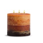 STONE CANDLES STONE PILLAR CANDLE 6X6 MANGO