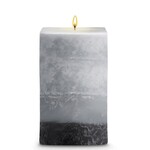 STONE CANDLES STONE PILLAR CANDLE 4.5X9 L'HOMME SQ
