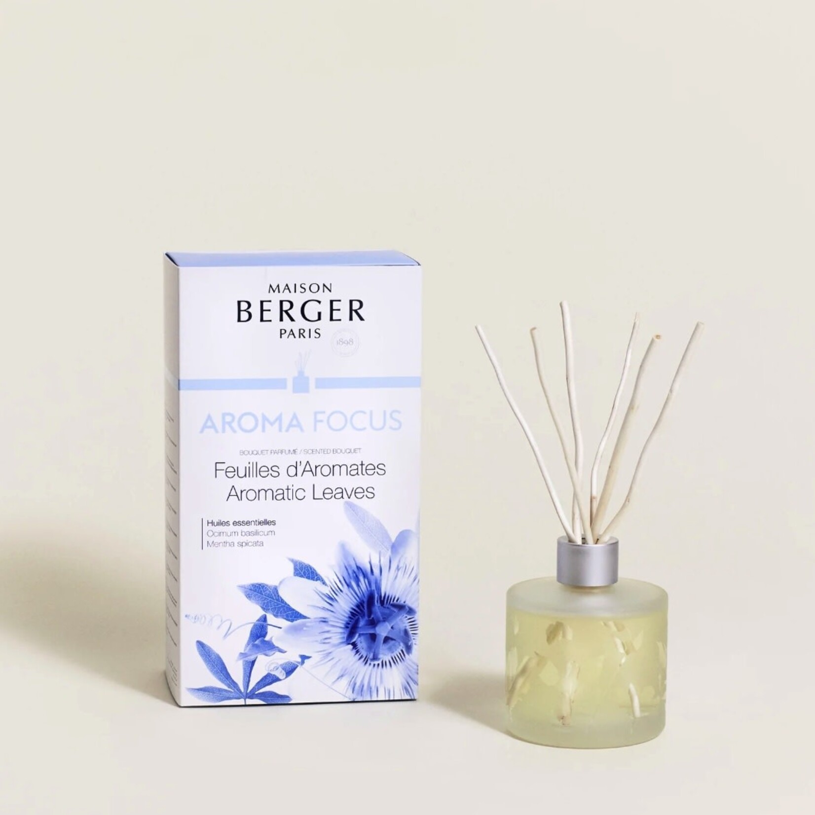 Maison Berger Paris Aroma Focus Pre-filled Reed Diffuser Aromatic Leaves