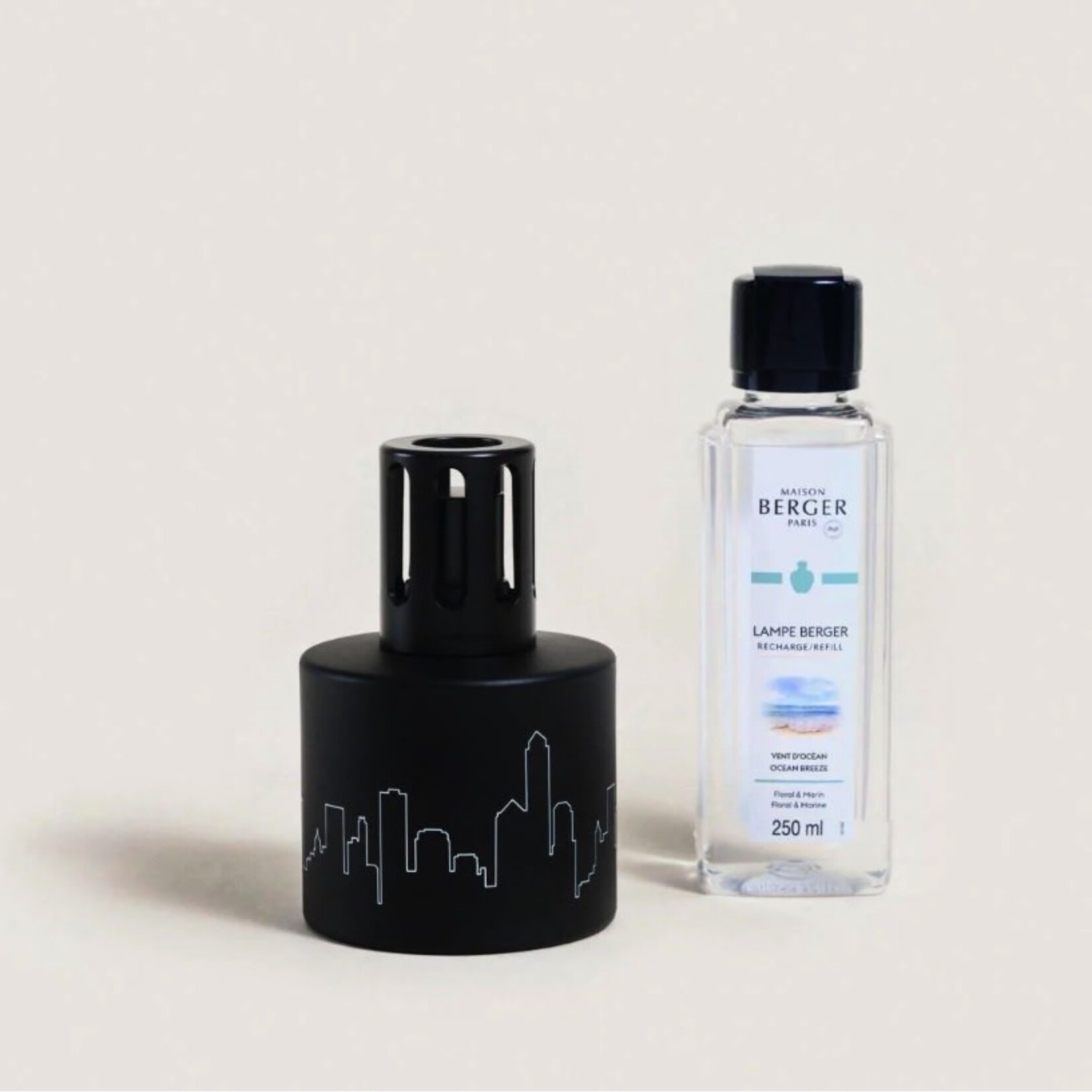 Maison Berger Paris Lamp Gift Set with Ocean Breeze Black