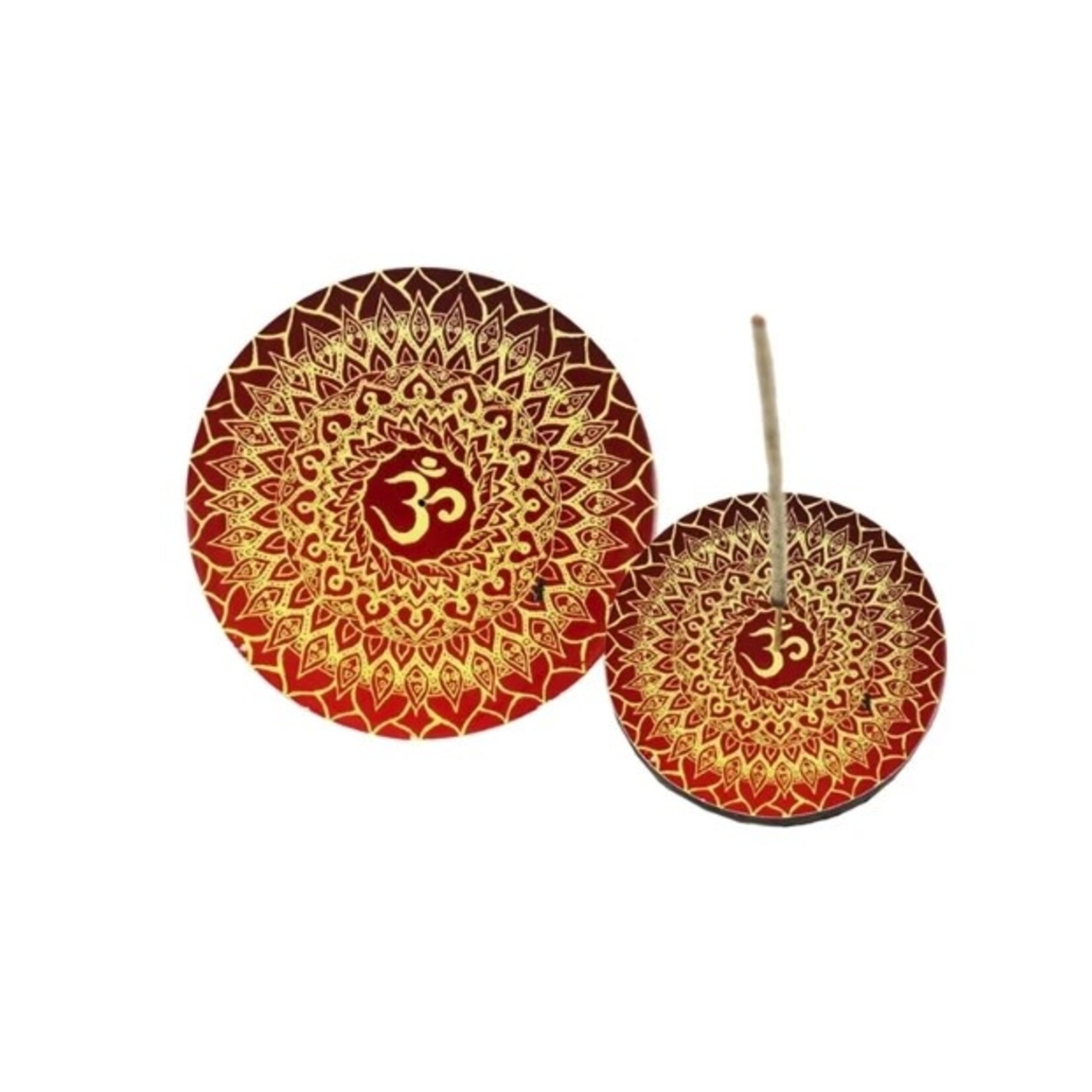 Faire Round Wooden Ash Catcher Stand 4" OM