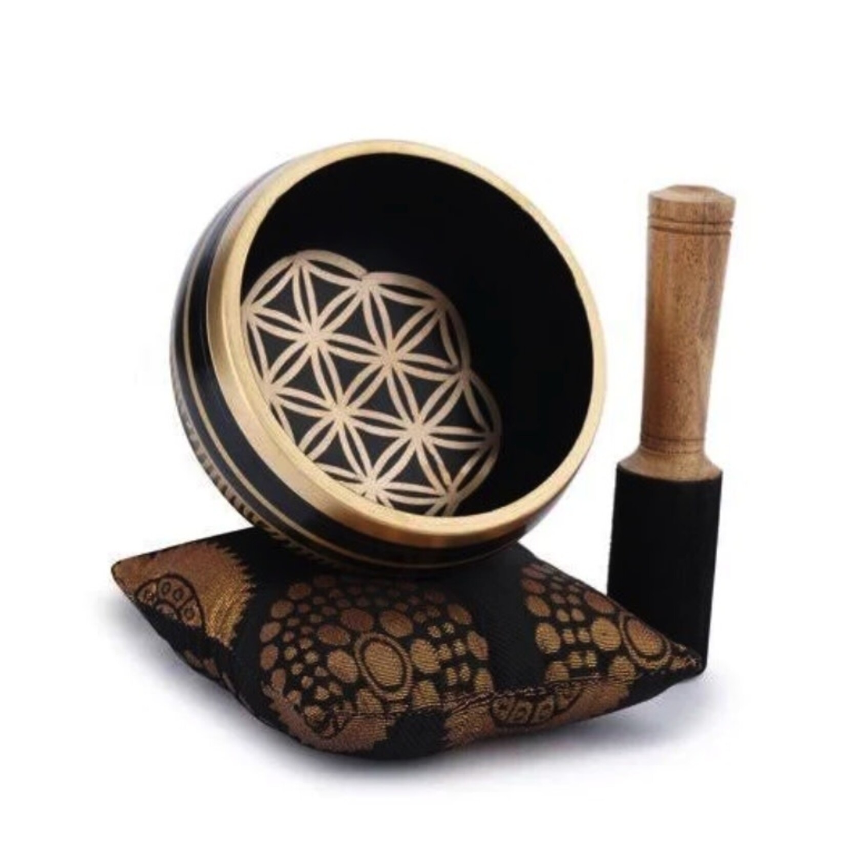 Faire Ajuny Tibetan, Singing Bowl, OM Bell Meditation-