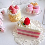 LAURA CO Cake Candle-Dessert Candles- Strawberry