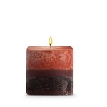 STONE CANDLES Stone Pillar Candle Patchouli Sandalwood 3X3 SQ