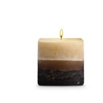STONE CANDLES Stone Pillar Candle 3x3 Peony Plum Cucumber SQ