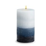 STONE CANDLES STONE PILLAR CANDLES 4X8 MER DU CORAIL