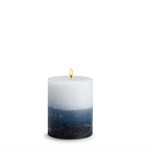 STONE CANDLES STONE PILLAR CANDLE 4X5 MER DU CORAIL