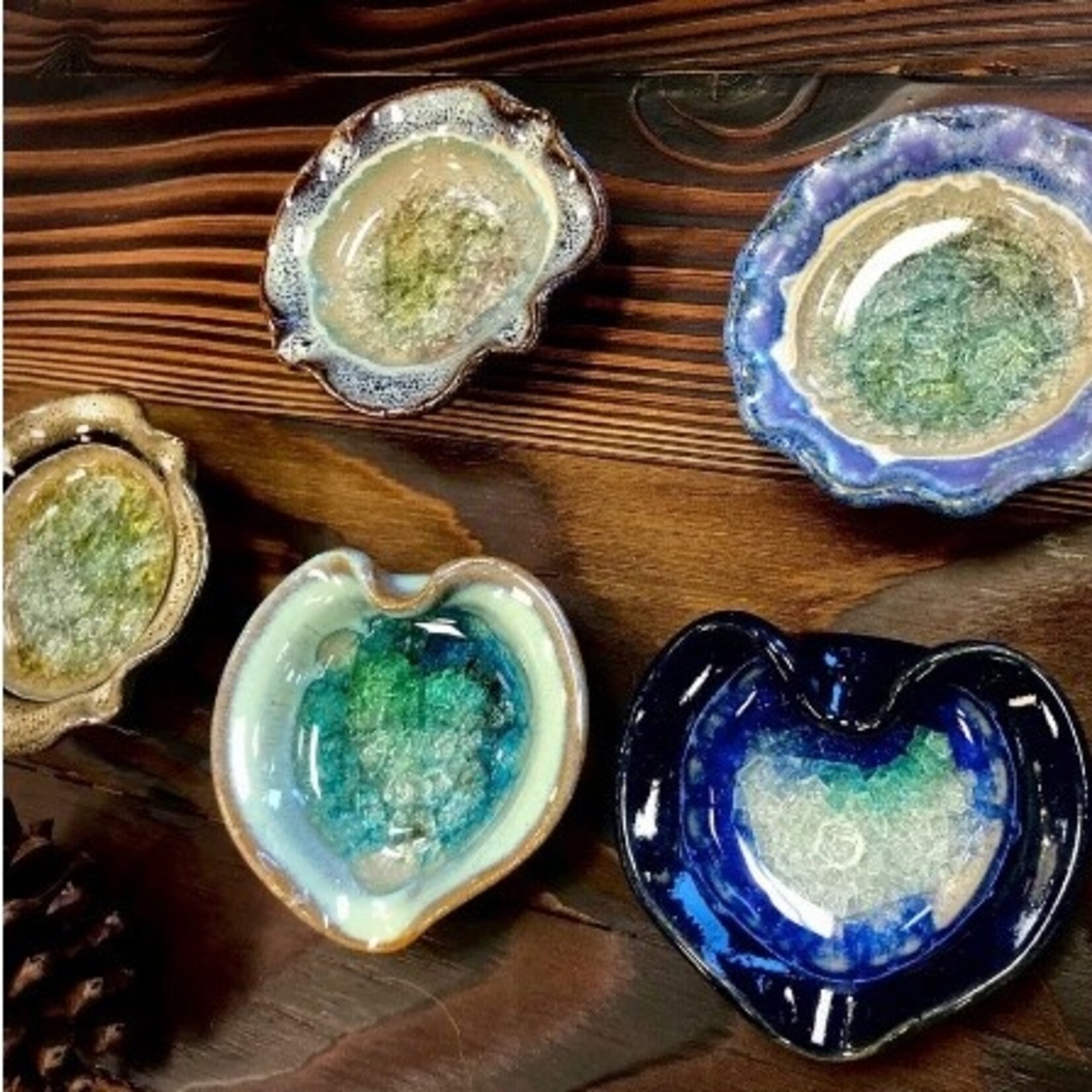 Faire Pottery Dish Sage Holder