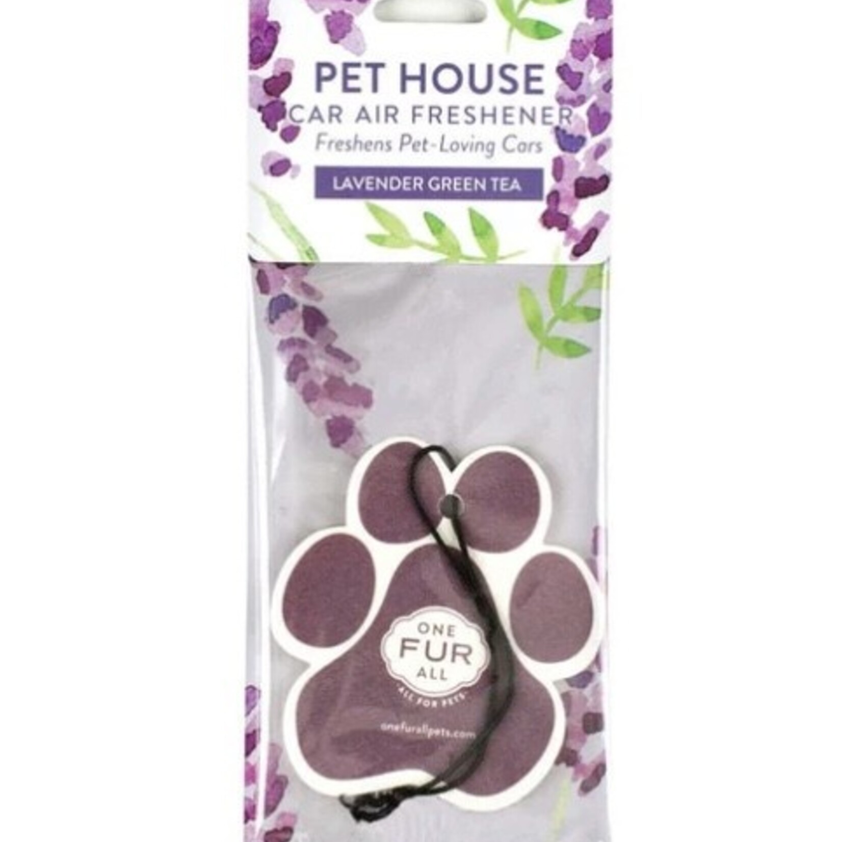 PET HOUSE CANDLE Pet House Car Air Freshener Lavender Green Tea