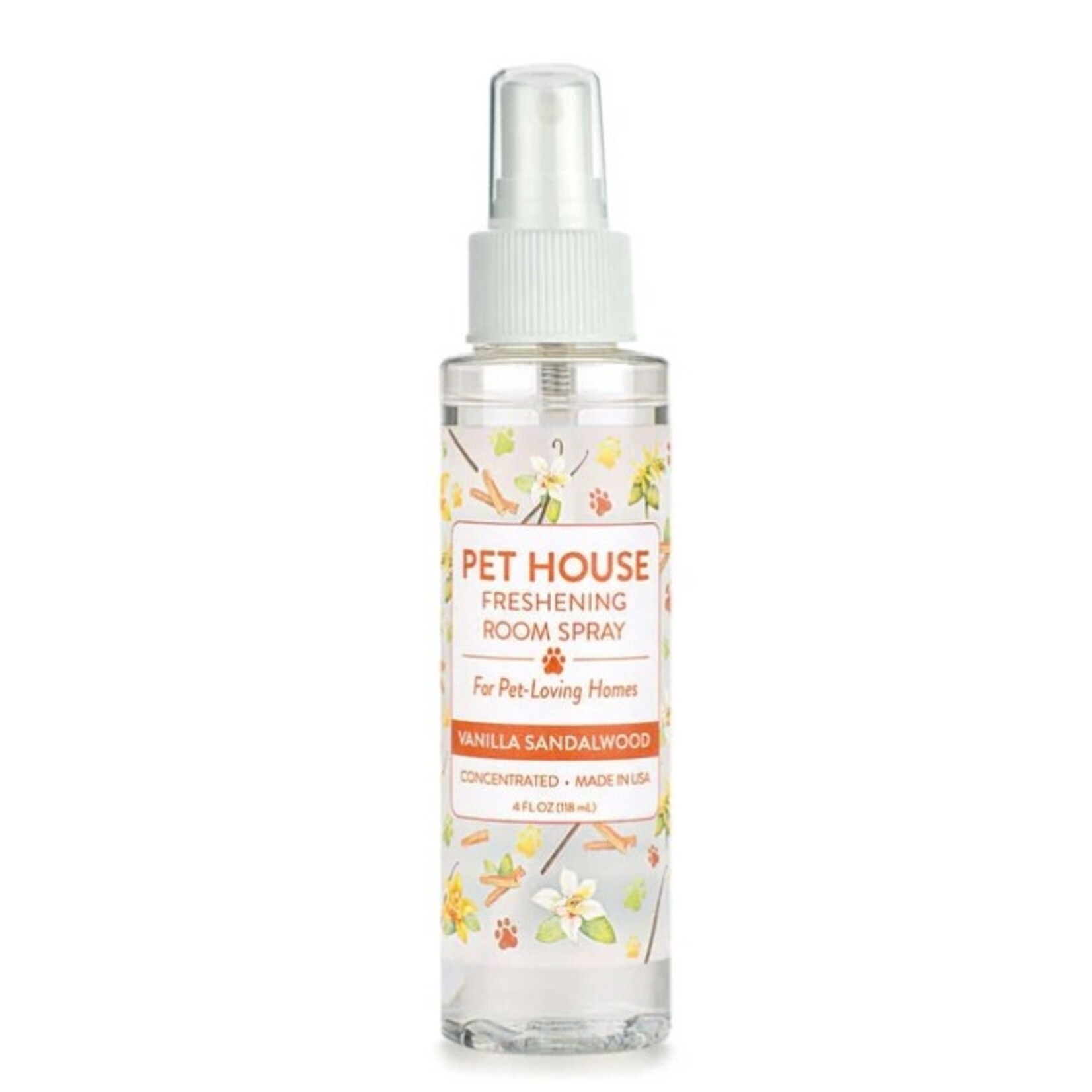 PET HOUSE CANDLE PET HOUSE ROOM SPRAY VANILLA SANDALWOOD