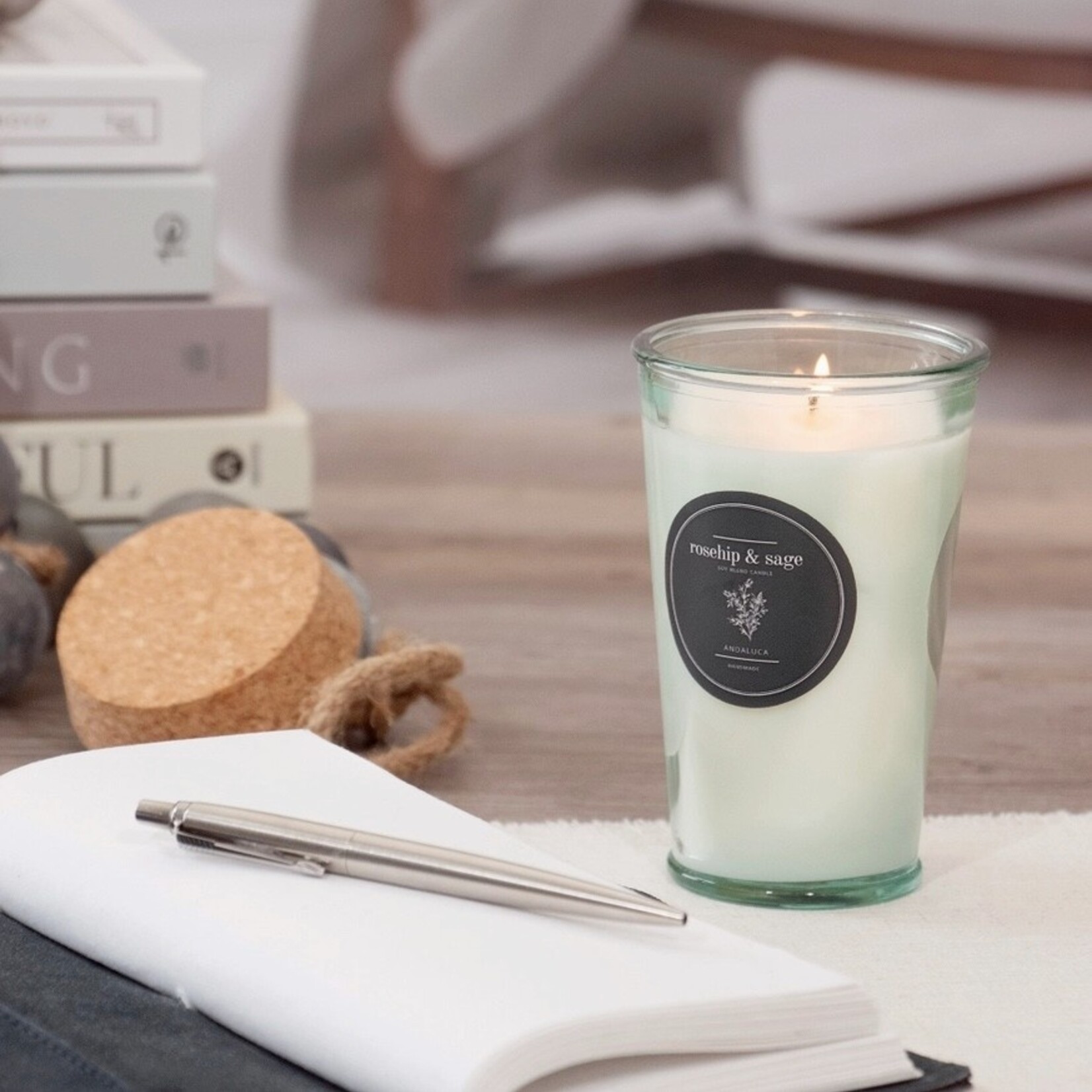 ANDALUCA ANDALUCA: Rosehip & Sage Candle