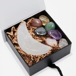 Liv Rocks Liv Rocks-Selenite Moon + Chakra Stones Gift Set