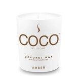 COCO COCO BY STONE COCONUT WAX 100% PLANT BASED AMBER 2.5 OZ