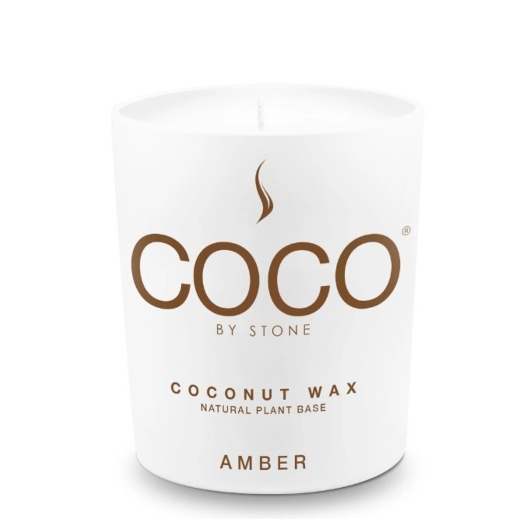 COCO COCO BY STONE COCONUT WAX 100% PLANT BASED AMBER 2.5 OZ