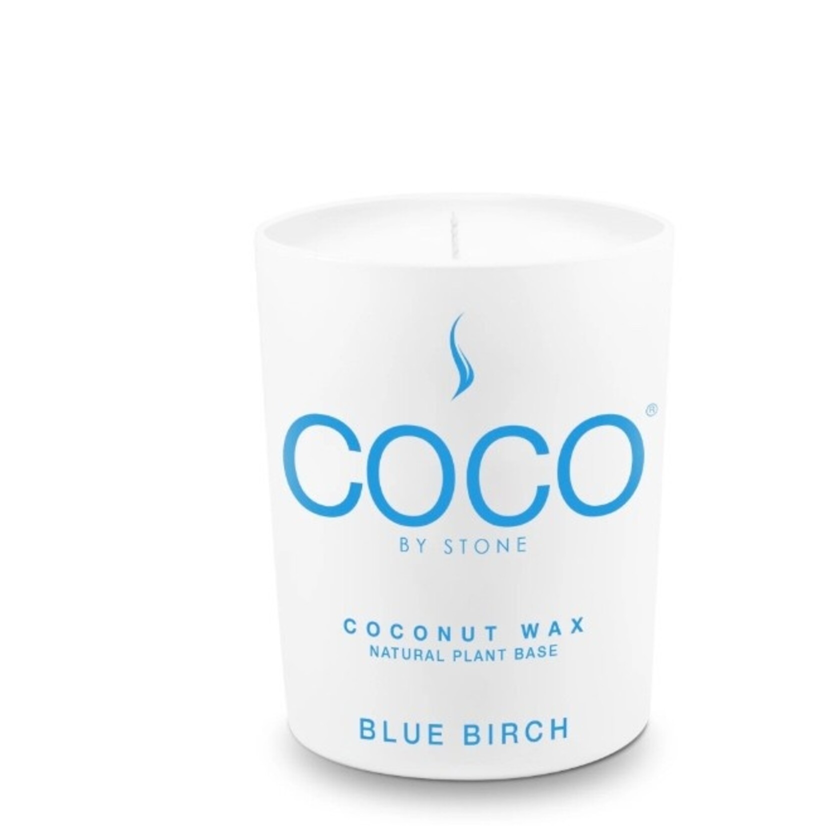 COCO COCO BY STONE COCONUT WAX 100% PLANT BASED BLUE BIRCH 2.5 OZ
