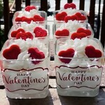 Zen Candle Body Co Valentines Hearts Soy Candle Rose Bouquet