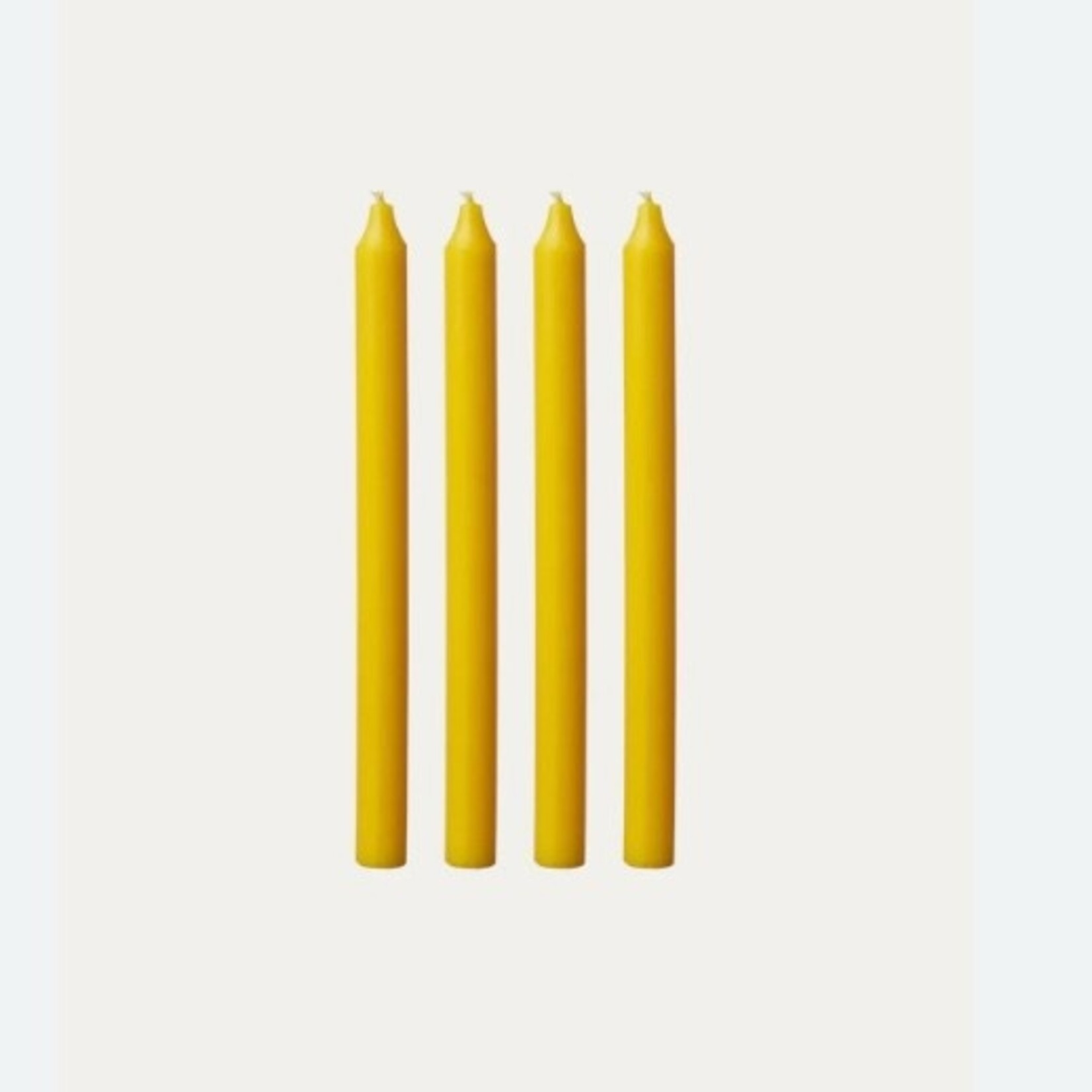 Bougie La Francaise Chandelles 4 Dinner Candles Yellow