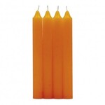 Bougie La Francaise Chandelles 4 Dinner Candles Orange