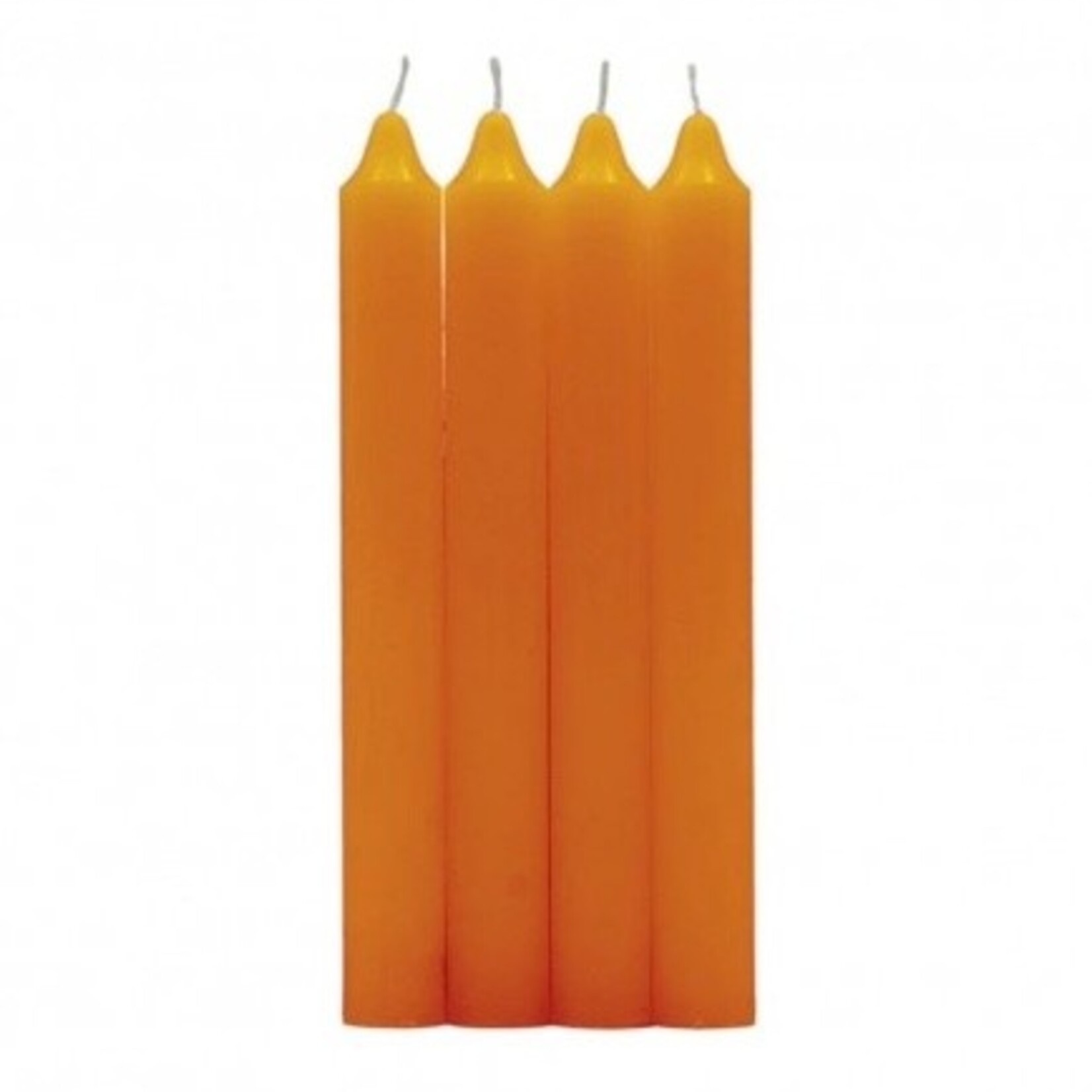 Bougie La Francaise Chandelles 4 Dinner Candles Orange