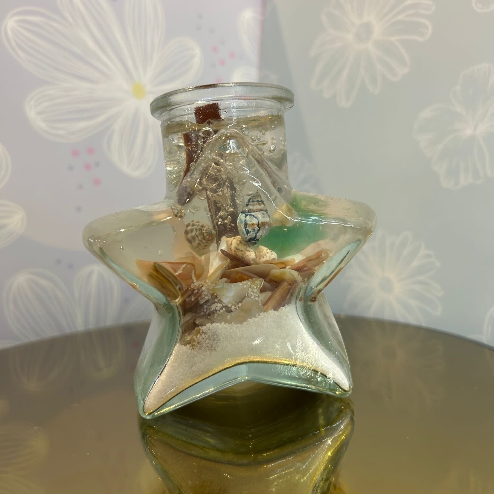 Candle Time Ocean Serenity Woodwick, Star-Shaped.