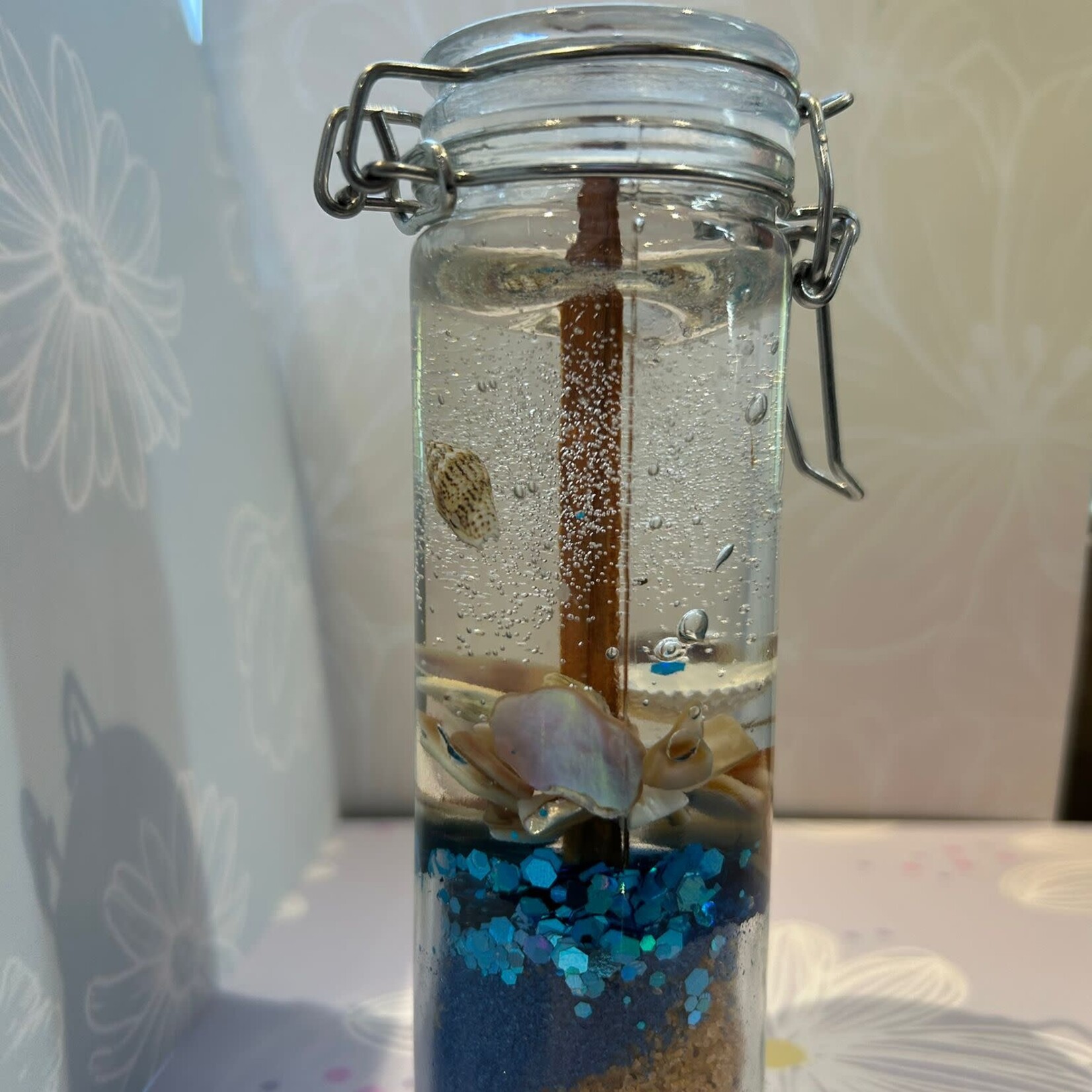 Candle Time Ocean Serenity Woodwick, Aqua, Slim
