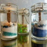 Candle Time Ocean Serenity Woodwick, Aqua Mini