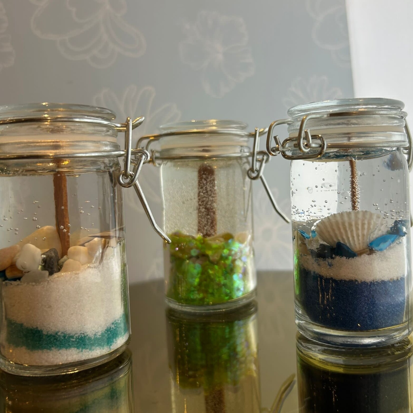 Candle Time Ocean Serenity Woodwick, Aqua Mini
