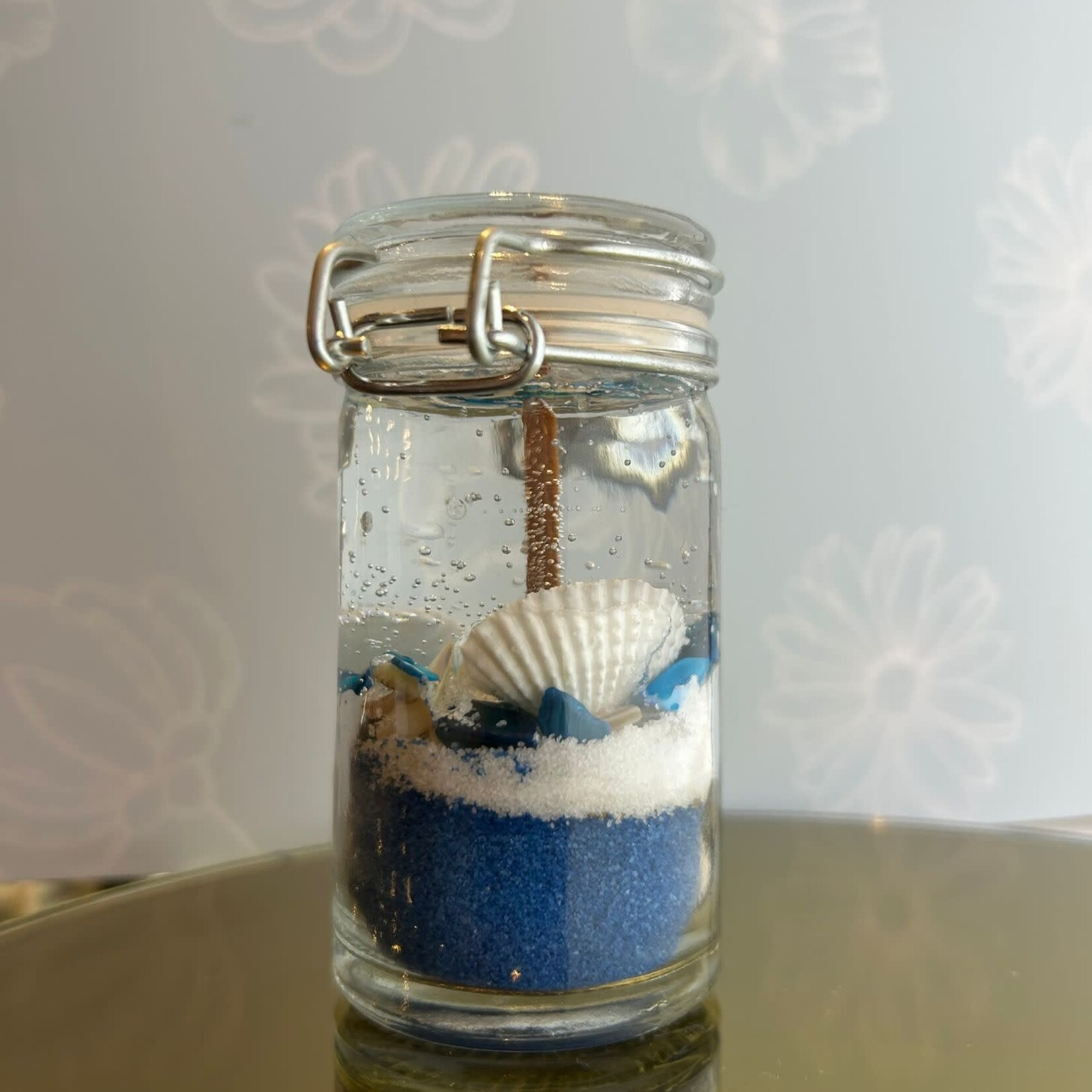 Candle Time Ocean Serenity Woodwick, Aqua Mini