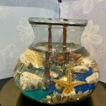 Candle Time Ocean Serenity Woodwick- Aqua Vase Jar