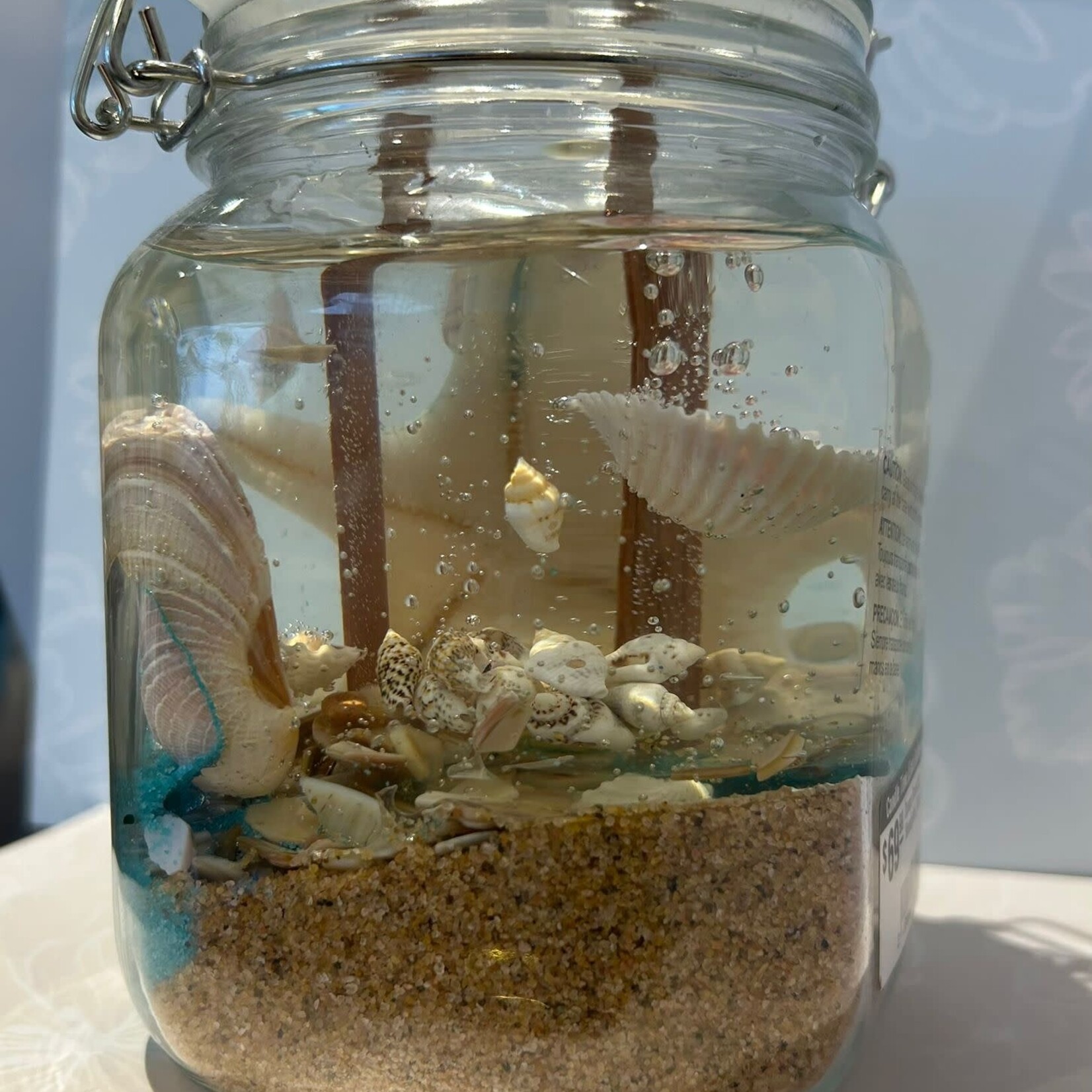 Candle Time Ocean Serenity Woodwick, Aqua 4x6 SQ