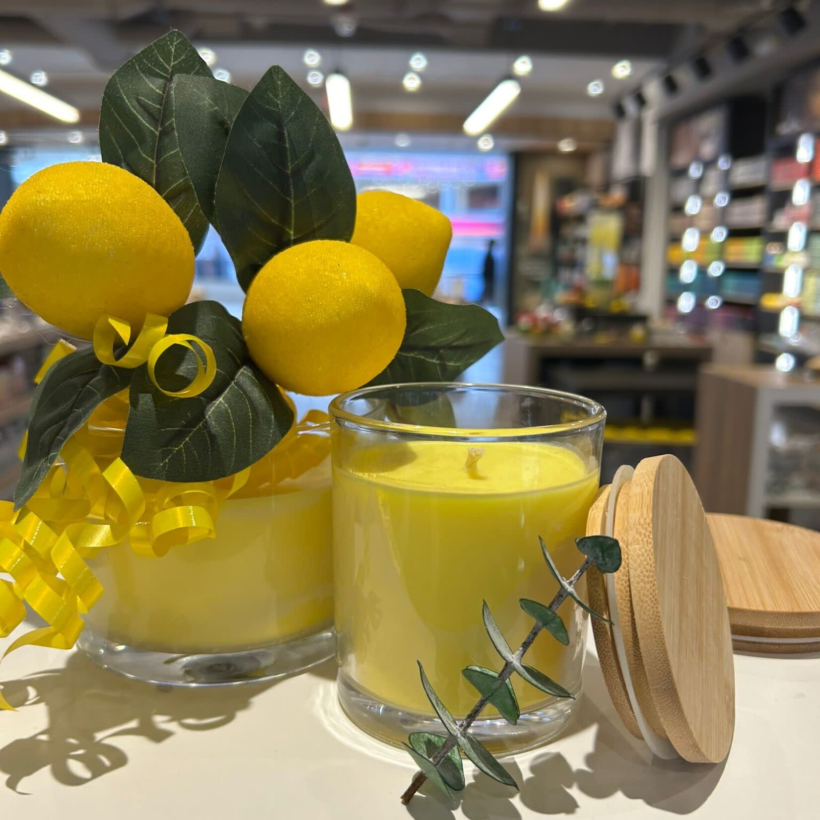 Candle Time Lemon Verbena - Soy Wax & Wood Wick Candle