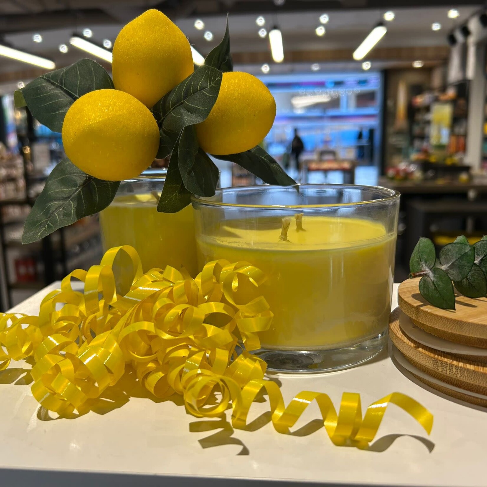 Candle Time Lemon Verbena -Soy Wax & Two Wood Wicks Candle