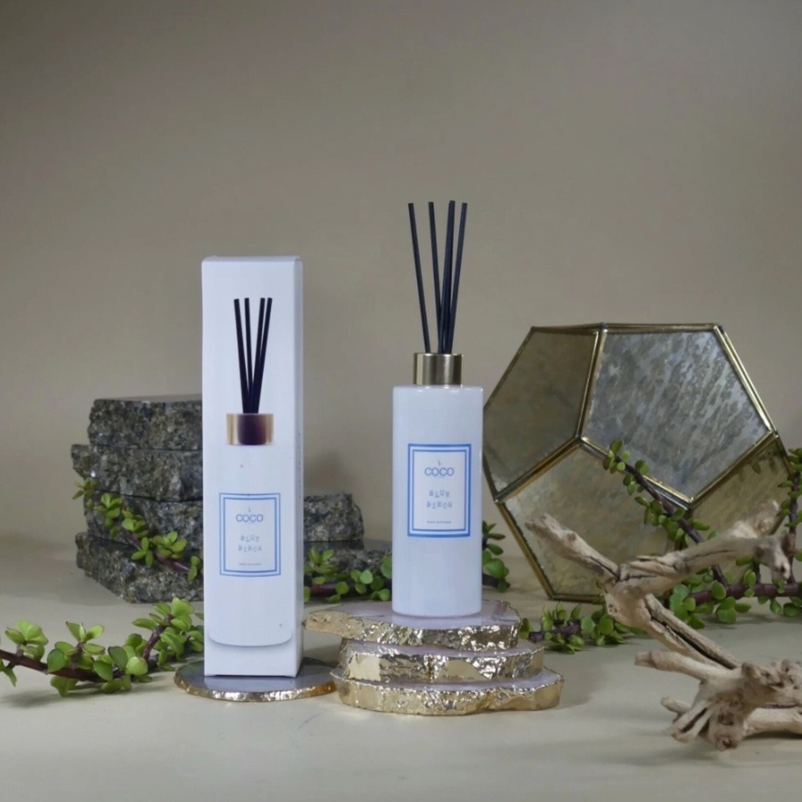 STONE CANDLES COCO Blue Birch Reed Diffuser