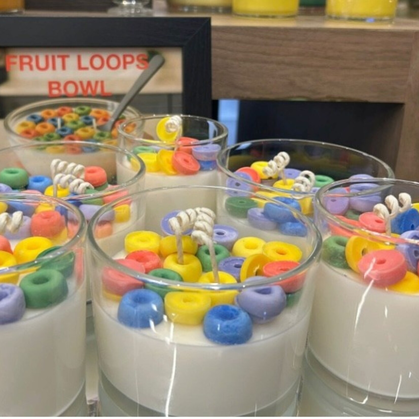 Candle Time Fruit Loops Cereal Candle-Soy Wax
