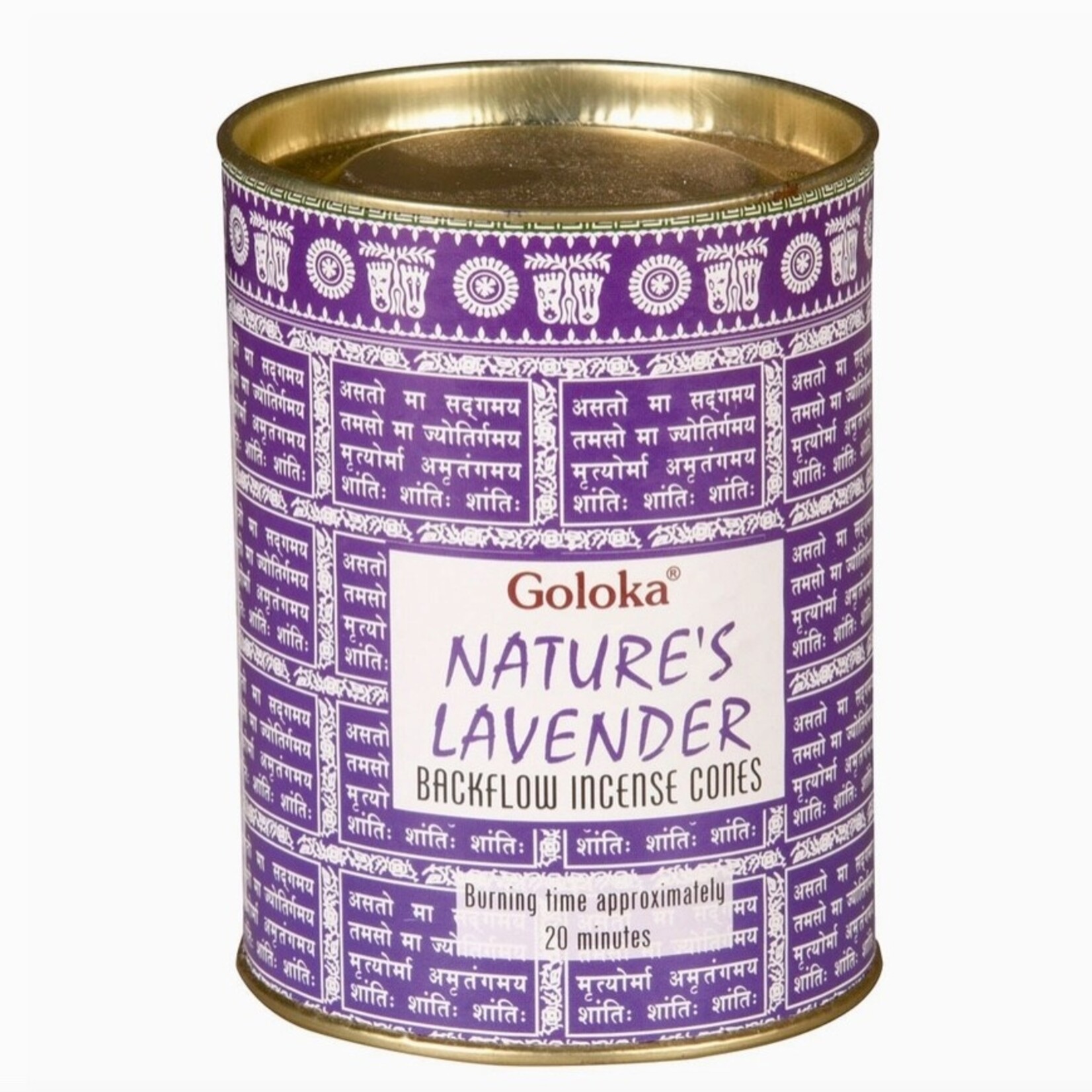Faire Lavender Goloka Backflow Incense Cones