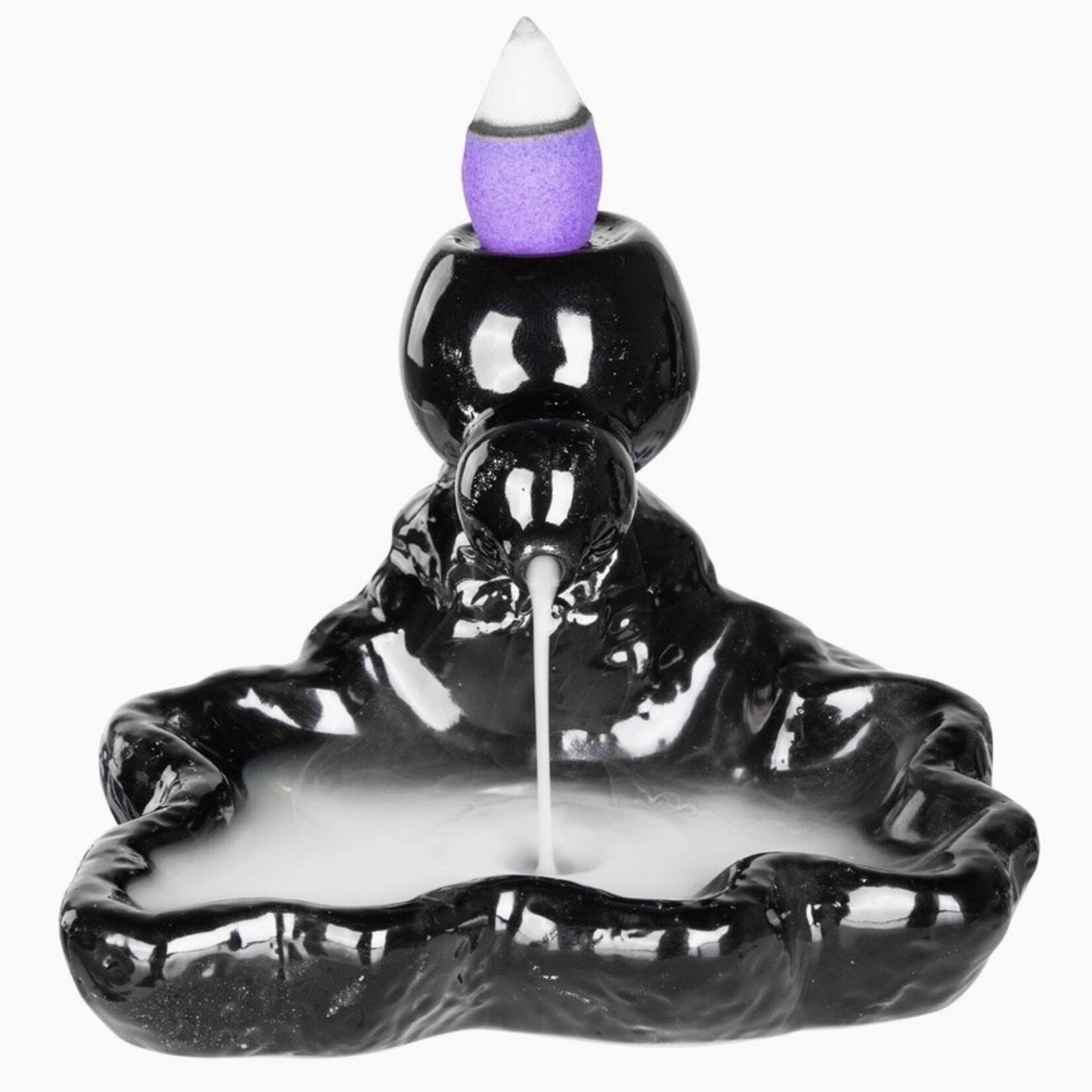 Faire Triple Moon Backflow Incense Burner
