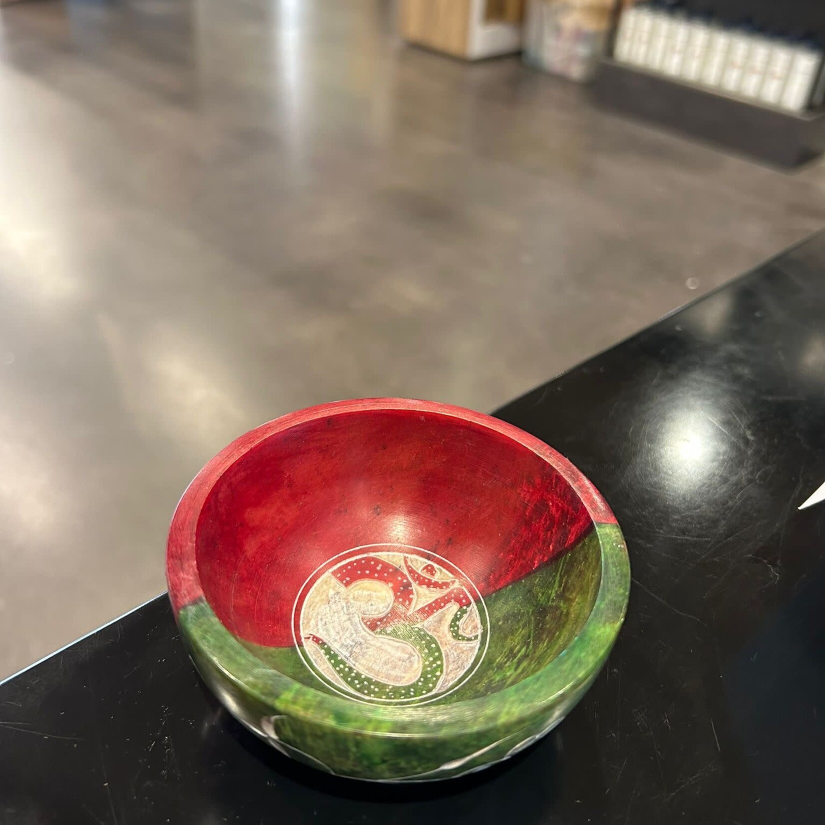 Faire Hand Carved Stone Smudge Bowl