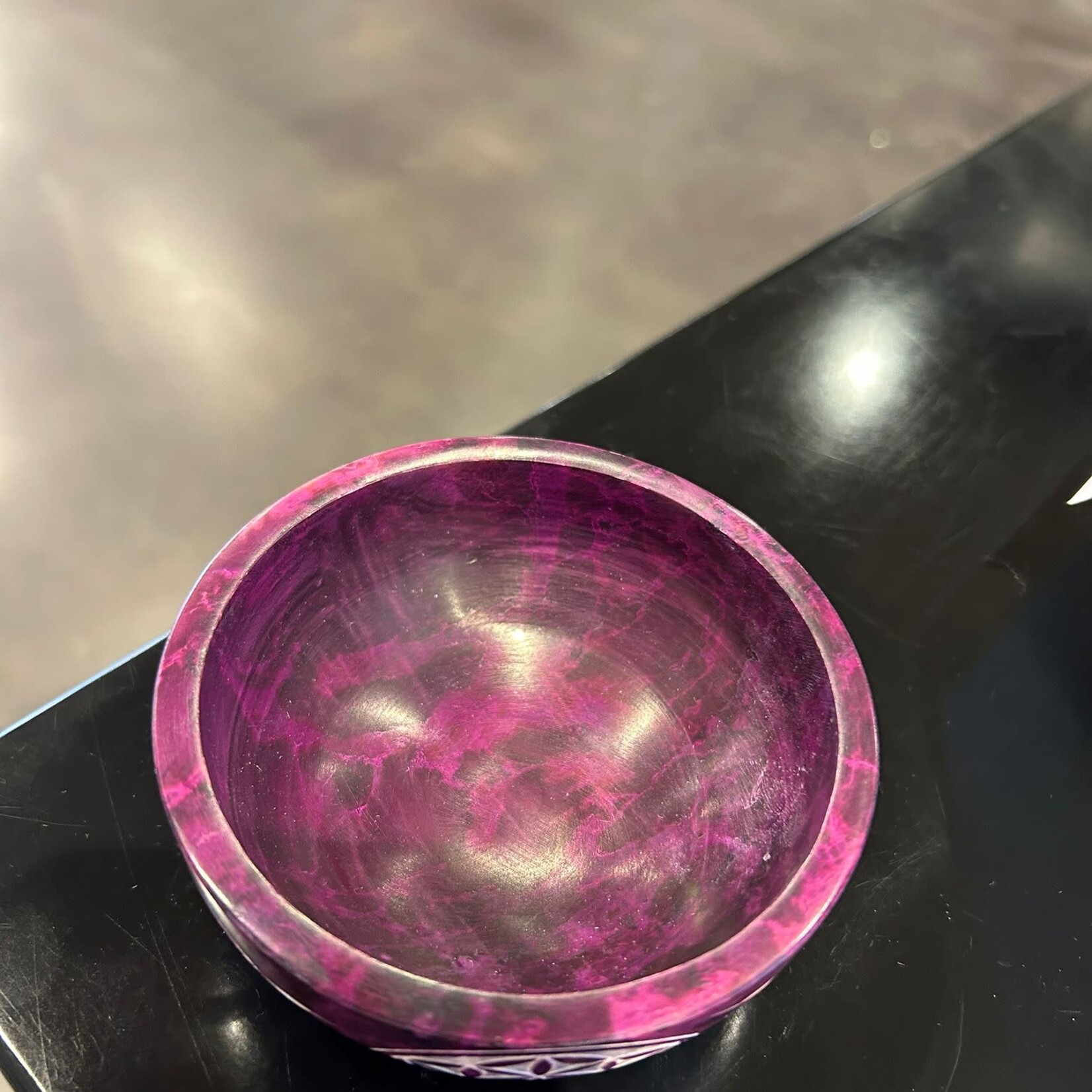 Faire Hand Carved Stone Smudge Bowl