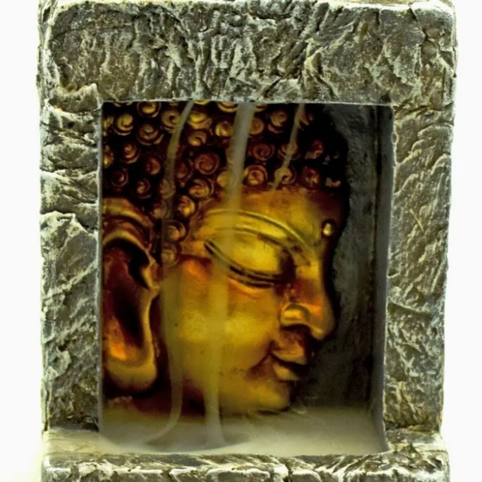 Faire Buddha Square Backflow Incense Burner