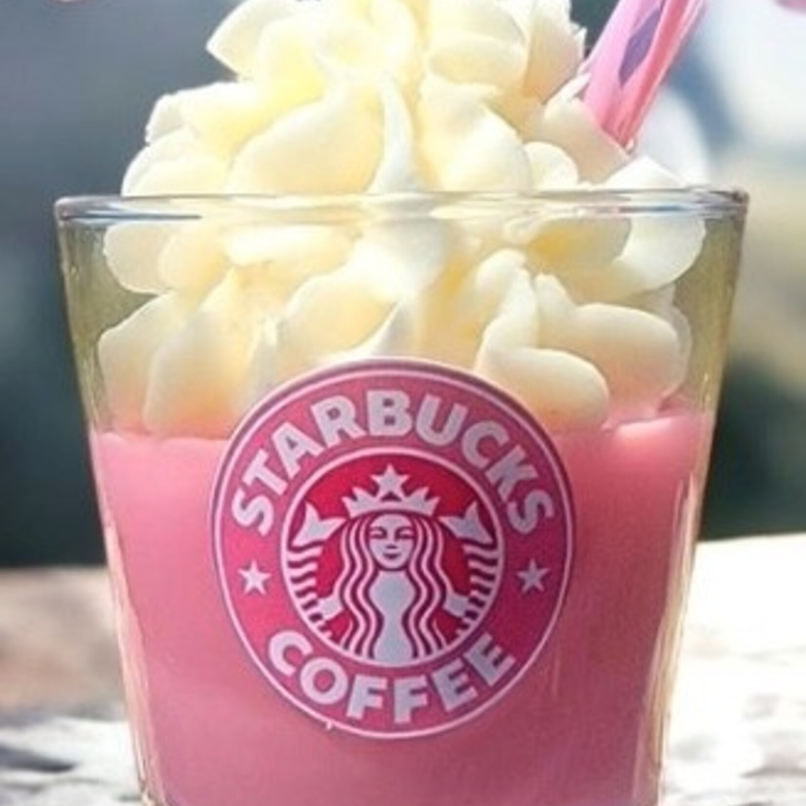 Candle Time Starbucks Pink Drink