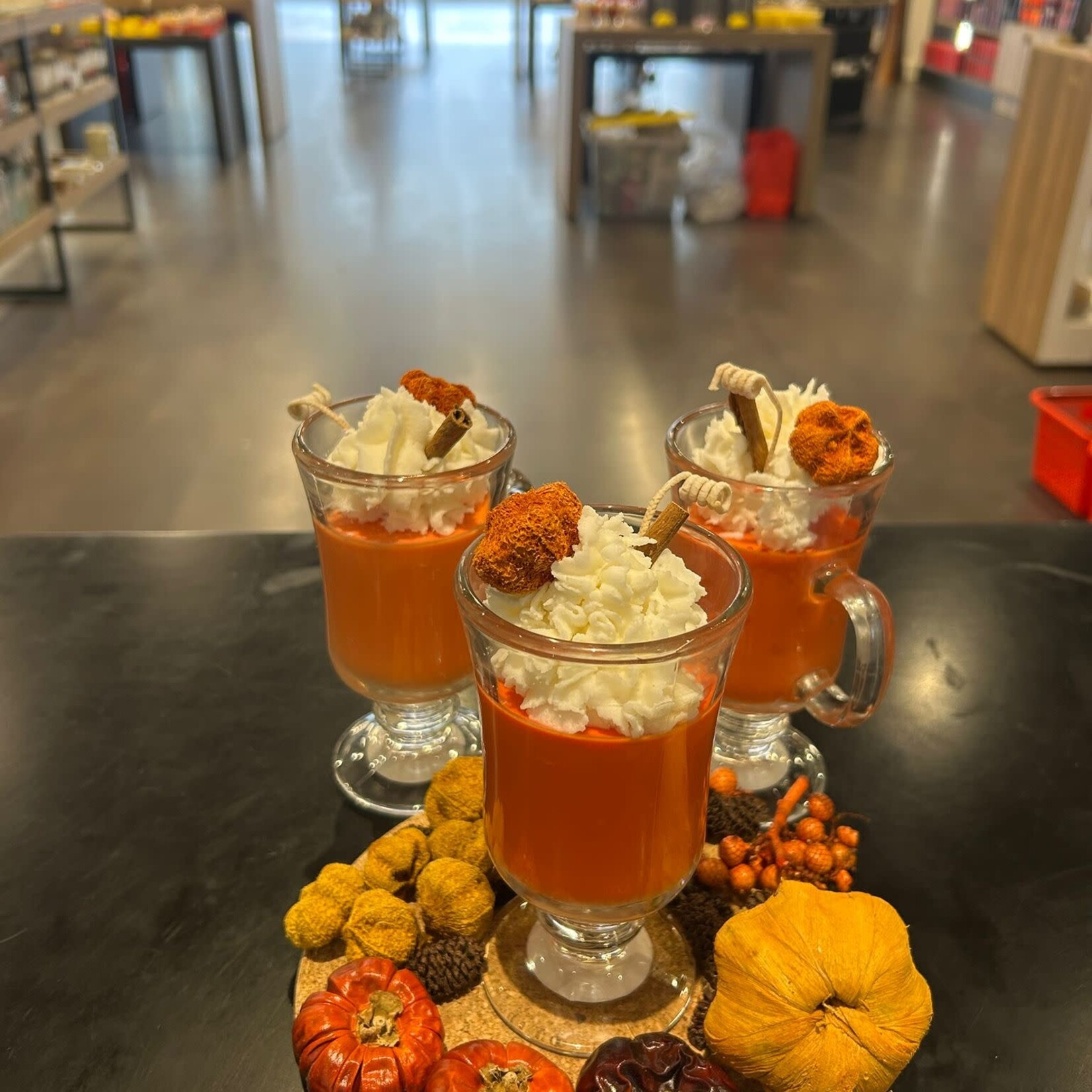 Candle Time Pumpkin Pecan Latte Candle