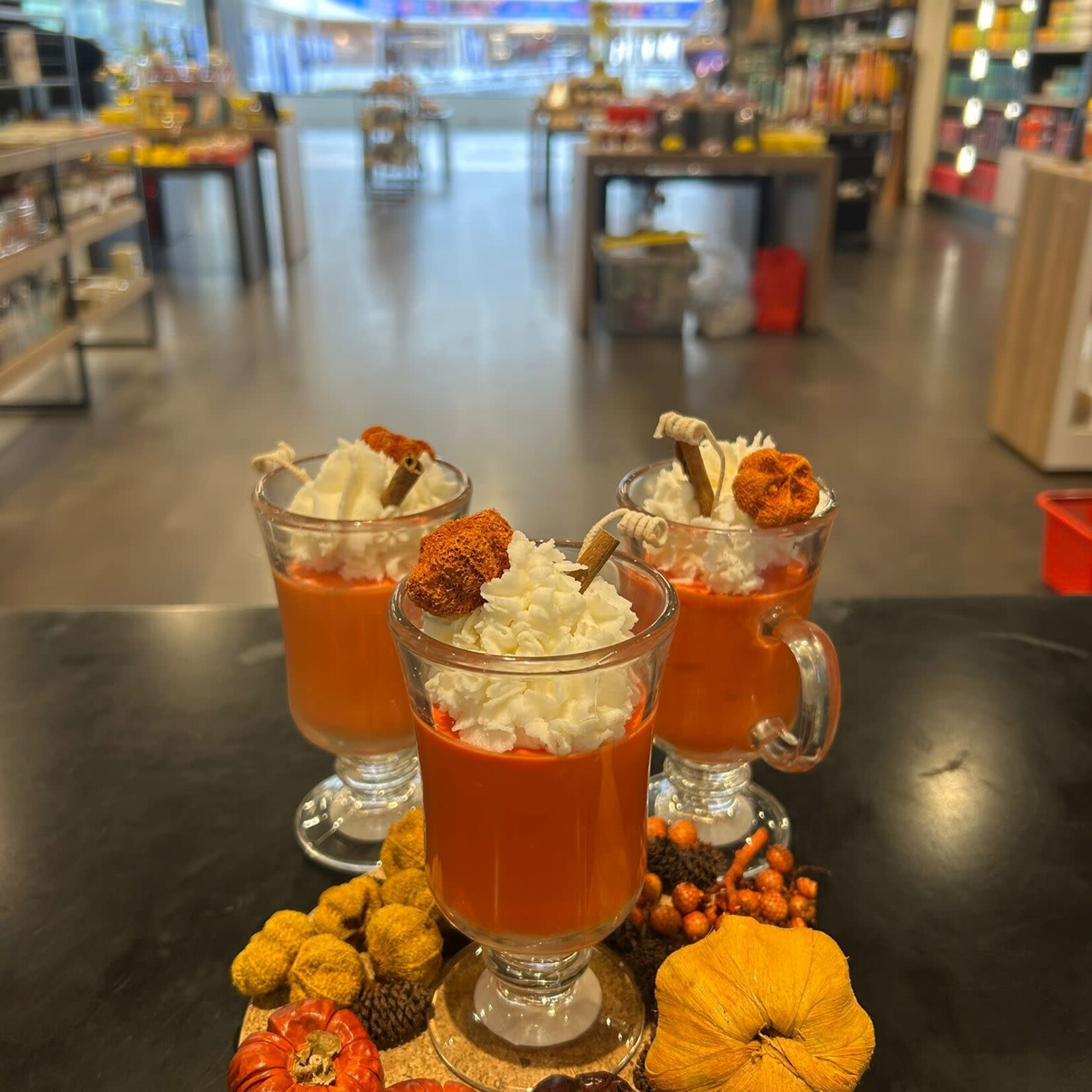 Candle Time Pumpkin Pecan Latte Candle