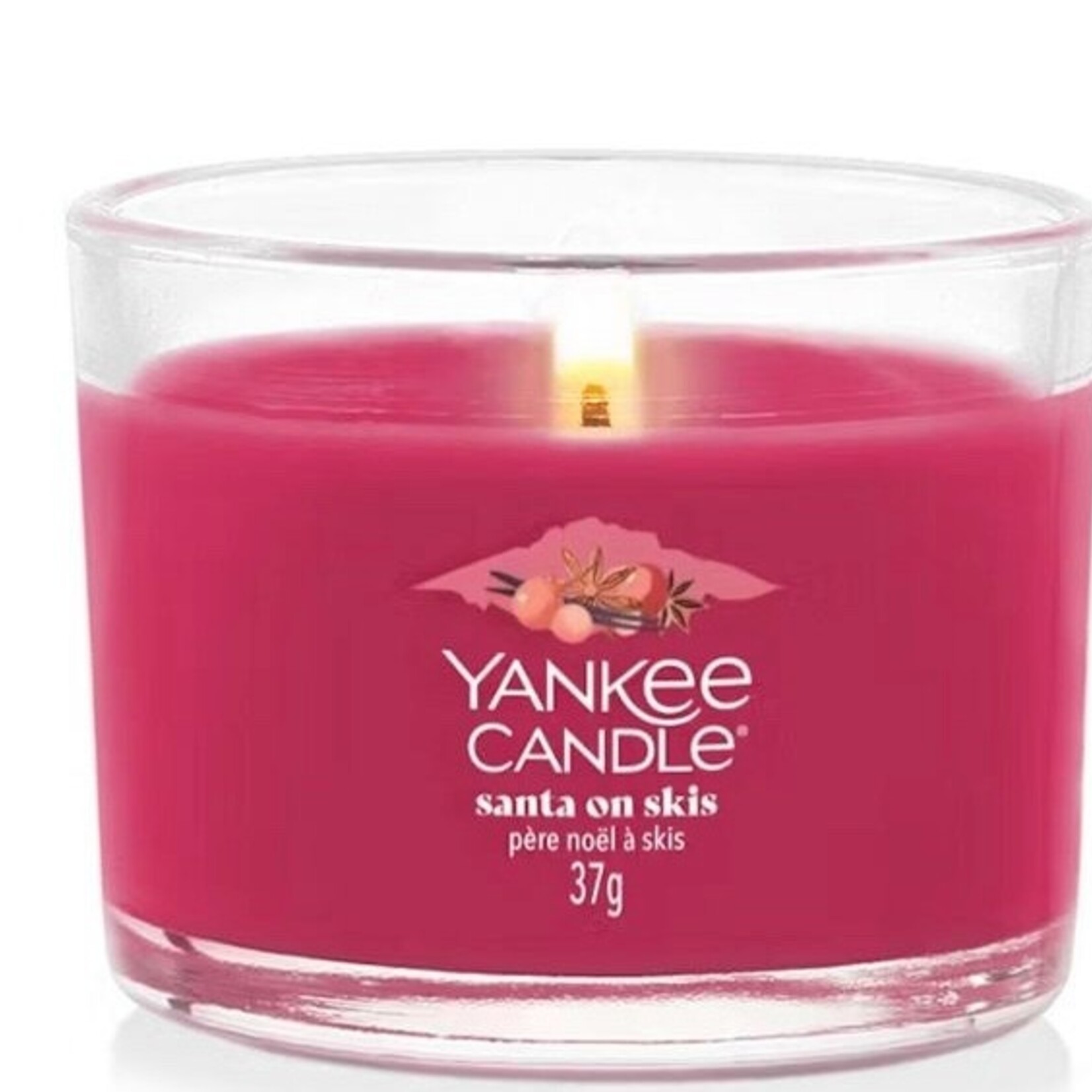Yankee Candles Santa On Skis