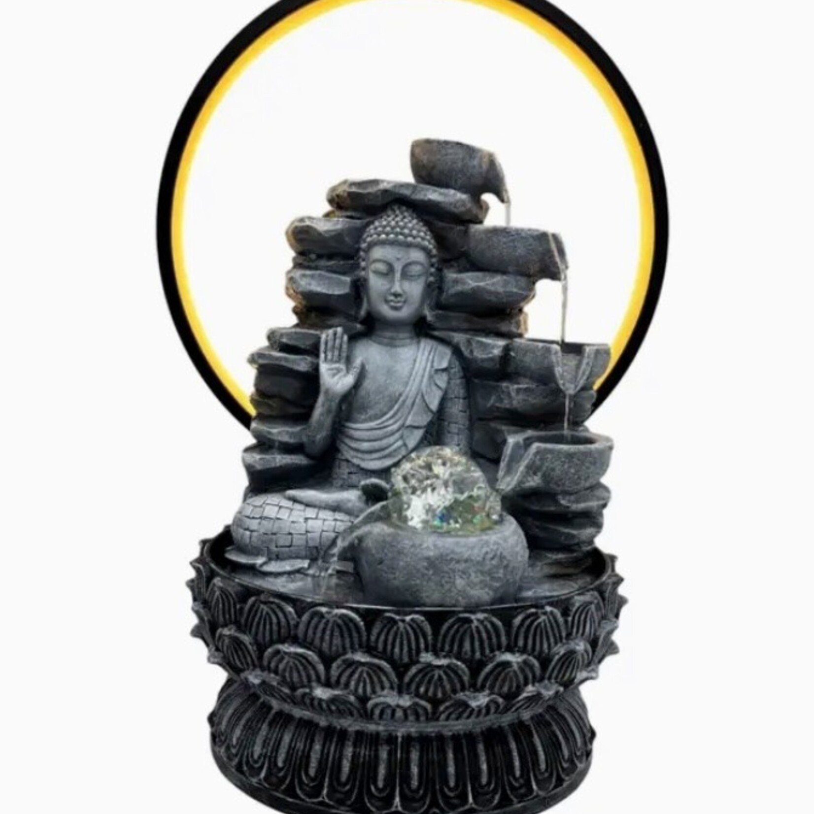 Faire Zenn Fountain Buddha
