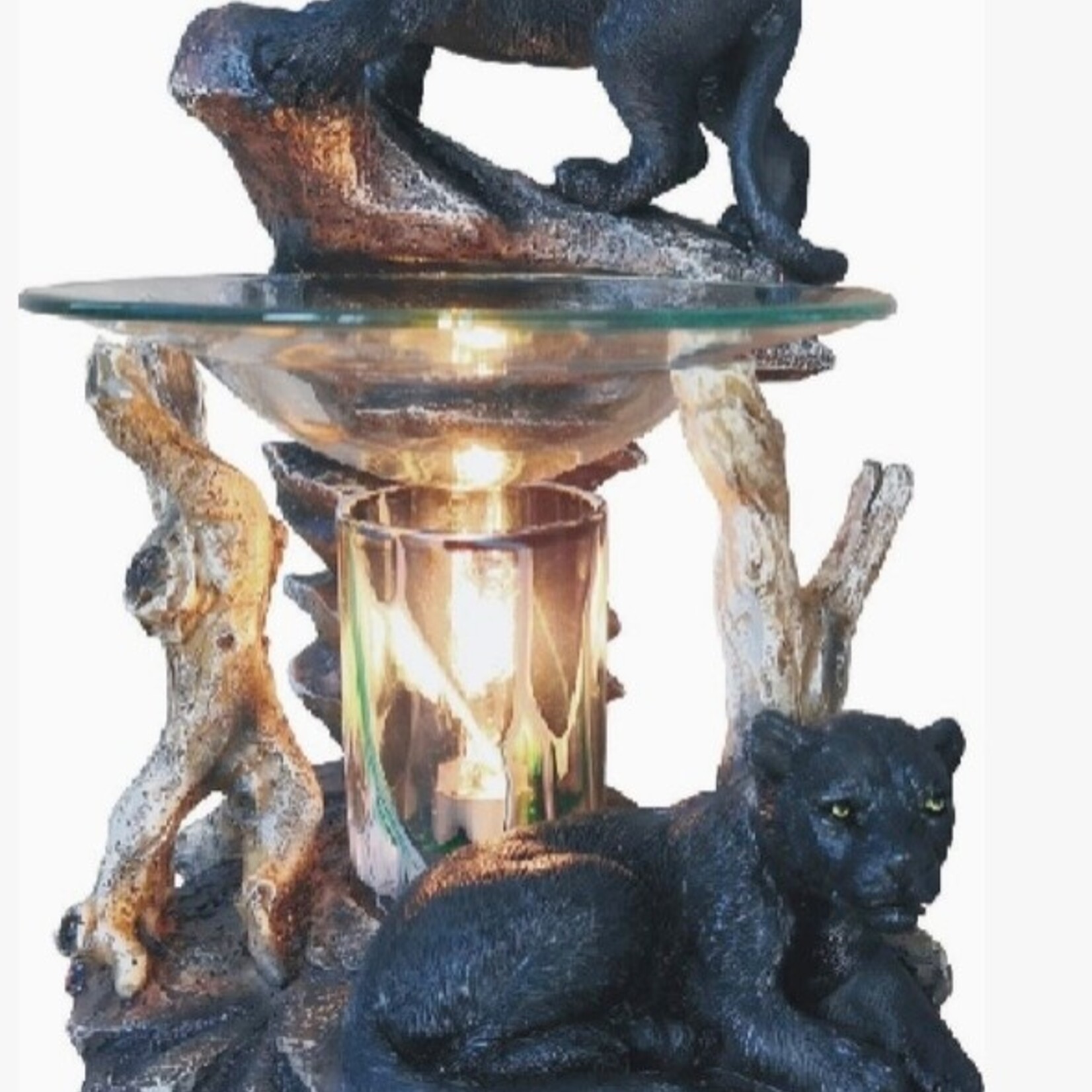 Faire Black Panther Poly Resin